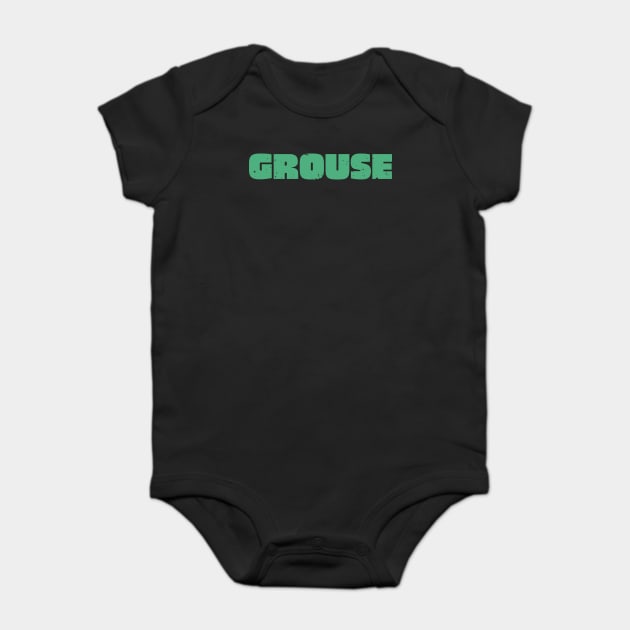 Grouse Baby Bodysuit by Timeless Chaos